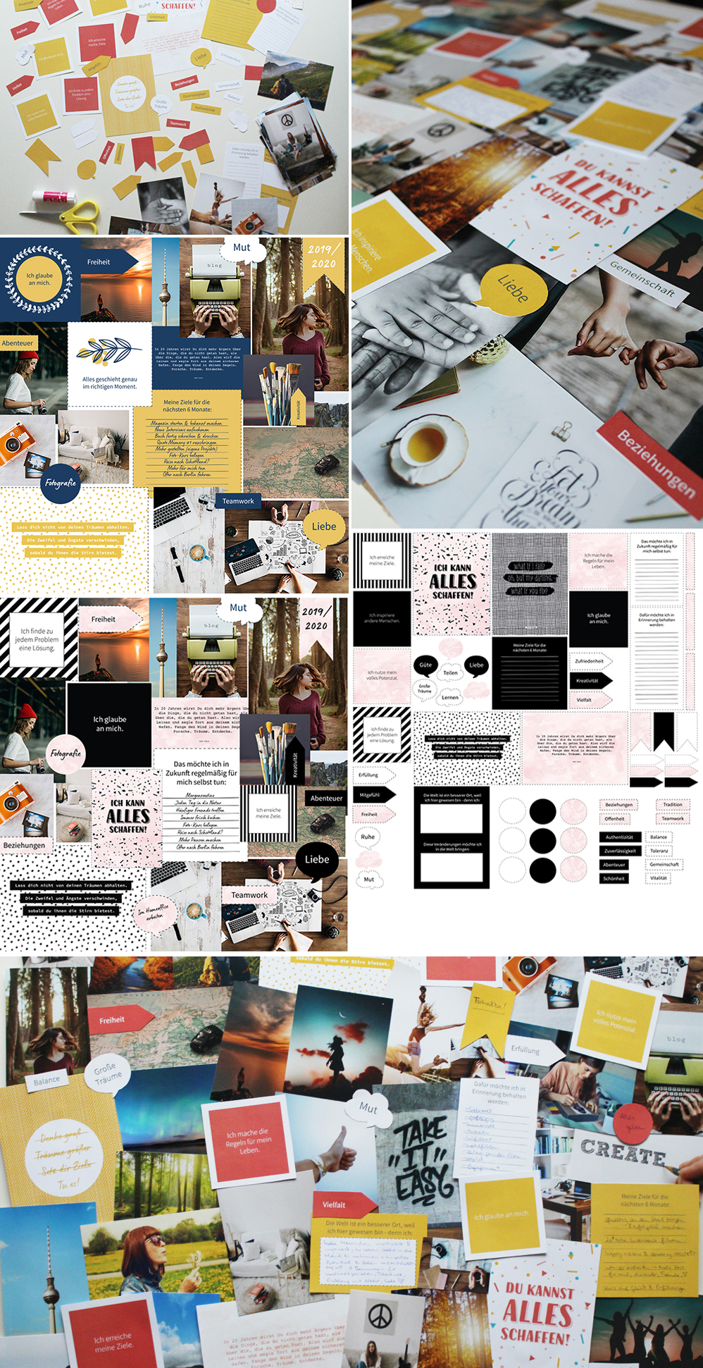 Vision Board Bastel-Set