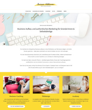 Webdesign Businessheldinnen